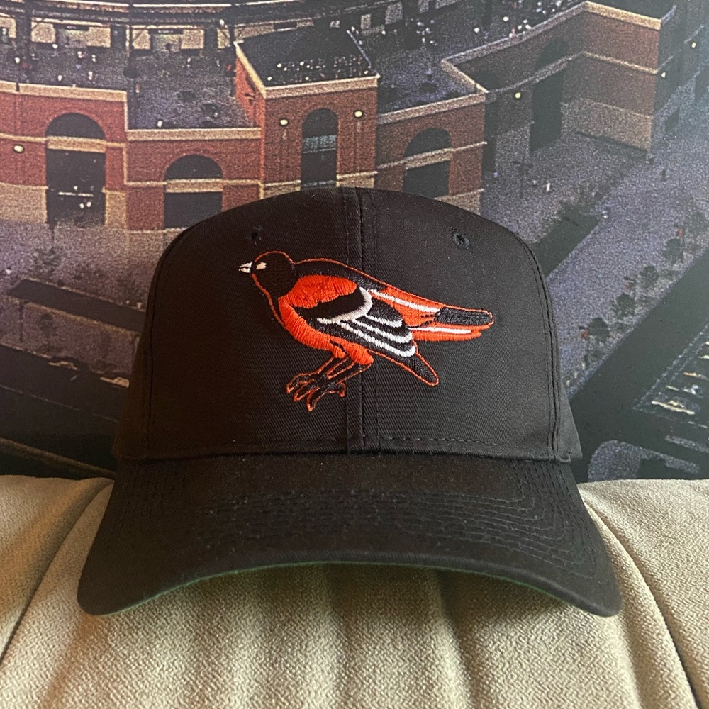 Vintage Baltimore Orioles Plain Logo G Cap YoungAn Snapback Hat 90s MLB